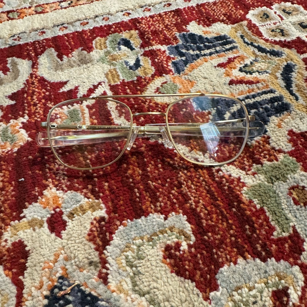 Randolph Engineering Gold Brushed Frames Aviators… - image 1